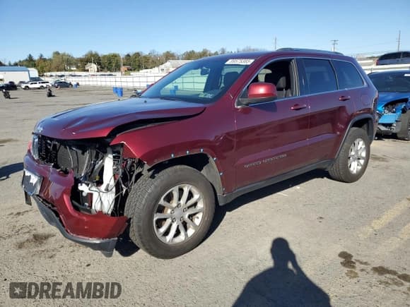 ✅ 2021 Jeep Grand Cherokee Laredo X • VIN: 1C4RJFAG4MC586533 • Lot: 89575385. Listed on Copart with 38,672 mi. Free auction sales archive from the USA and detailed vehicle history report at DreamBid. Image 1.