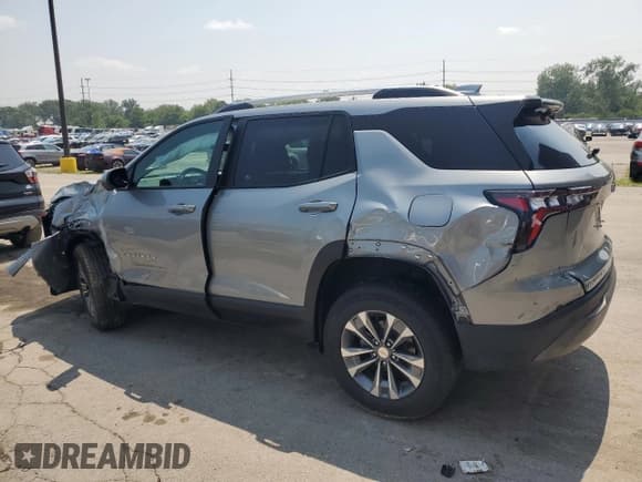 ✅ 2025 Chevrolet Equinox AWD LT • VIN: 3GNAXPEG8SL166374 • Лот: 67211705. Опубликован ранее на Copart с пробегом 14 349 миль. Бесплатный доступ к архиву аукционных продаж из США и подробный отчёт об истории автомобиля на DreamBid. Изображение 2.