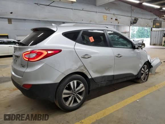 2015 Hyundai Tucson SE z VIN KM8JUCAG3FU957886, wystawiony jako Copart lot #63208454 z przebiegiem 162 638 mil mil oraz Szkoda całkowita • Salvage title. Historia ofert i sprzedaży dostępna na DreamBid. Obrazek 3.