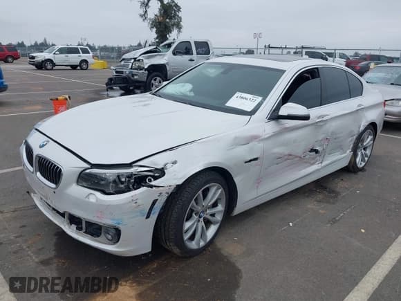 ✅ 2016 BMW 5 Series 535i • VIN: WBA5B1C59GG551362 • Lot: 43806322. Listed on IAAI with 103,957 mi. Free auction sales archive from the USA and detailed vehicle history report at DreamBid. Image 2.