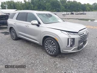 ✅ 2024 Hyundai Palisade Calligraphy • VIN: KM8R74GE1RU669228 • Лот: 42625661. Опубликован ранее на IAAI с пробегом 23 132 миль. Бесплатный доступ к архиву аукционных продаж из США и подробный отчёт об истории автомобиля на DreamBid. Изображение 1.