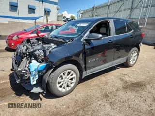 2020 Chevrolet Equinox LS z VIN 2GNAXSEV5L6152875, wystawiony jako Copart lot #80279225 z przebiegiem 91 392 mil mil oraz Szkoda całkowita • Salvage title. Historia ofert i sprzedaży dostępna na DreamBid. Obrazek 1.