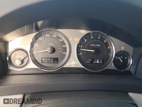 ✅ 2008 Jeep Grand Cherokee Limited • VIN: 1J8HS58M88C133383 • Lot: 56889755. Listed on Copart with 88,438 mi. Free auction sales archive from the USA and detailed vehicle history report at DreamBid. Image 9.