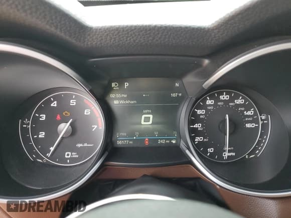 ✅ 2019 Alfa Romeo Stelvio Ti • VIN: ZASPAKBN0K7C30963 • Лот: 66134205. Опубликован ранее на Copart с пробегом 56 177 миль. Бесплатный доступ к архиву аукционных продаж из США и подробный отчёт об истории автомобиля на DreamBid. Изображение 9.