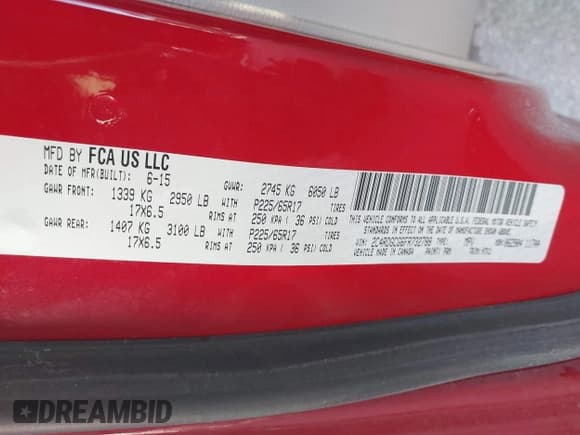 ✅ 2015 Dodge Grand Caravan SXT • VIN: 2C4RDGCG6FR732788 • Lot: 43583094. Listed on IAAI with 184,704 mi. Free auction sales archive from the USA and detailed vehicle history report at DreamBid. Image 9.