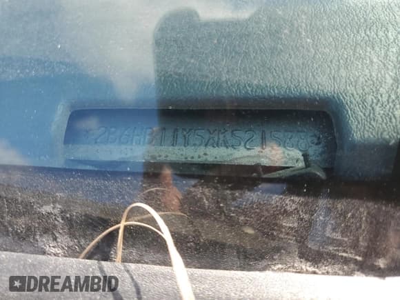 ✅ 1999 Dodge Cargo • VIN: 2B6HB11Y5XK521588 • Lot: 75468904. Listed on Copart with Not provided. Free auction sales archive from the USA and detailed vehicle history report at DreamBid. Image 14.