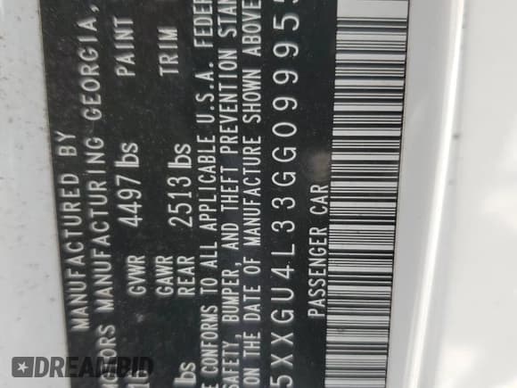 ✅ 2017 Kia Optima EX • VIN: 5XXGU4L33GG099955 • Lot: 67598345. Wystawiony na Copart z przebiegiem 105 648 mil. Bezpłatny archiwum sprzedaży aukcyjnych z USA i szczegółowy raport historii pojazdu na DreamBid. Zdjęcie 12.