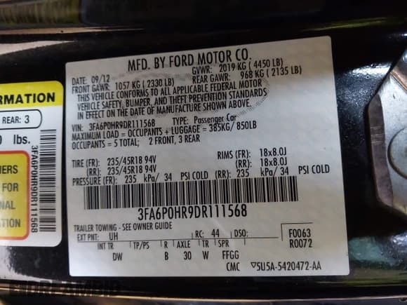 ✅ 2013 Ford Fusion SE • VIN: 3FA6P0HR9DR111568 • Lot: 42354973. Wystawiony na IAAI z przebiegiem 148 386 mil. Bezpłatny archiwum sprzedaży aukcyjnych z USA i szczegółowy raport historii pojazdu na DreamBid. Zdjęcie 9.