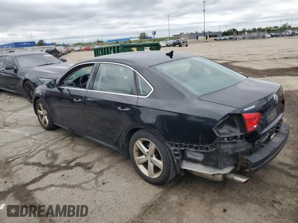 ✅ 2012 Volkswagen Passat SE • VIN: 1VWBP7A38CC009809 • Lot: 69467665. Listed on Copart with 153,626 mi. Free auction sales archive from the USA and detailed vehicle history report at DreamBid. Image 2.
