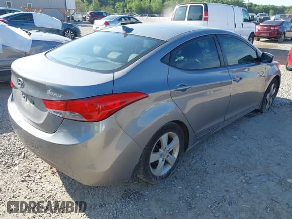 ✅ 2012 Hyundai Elantra Limited • VIN: KMHDH4AE2CU455811 • Lot: 42296941. Listed on IAAI with 230,105 mi. Free auction sales archive from the USA and detailed vehicle history report at DreamBid. Image 4.