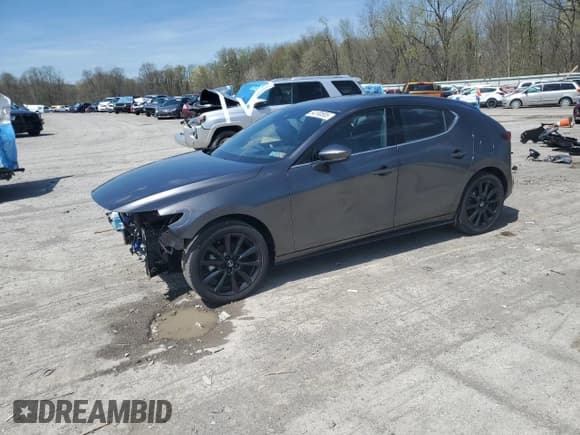 ✅ 2023 Mazda 3 S Premium • VIN: JM1BPAMM3P1619333 • Lot: 54190505. Listed on Copart with 12,000 mi. Free auction sales archive from the USA and detailed vehicle history report at DreamBid. Image 1.