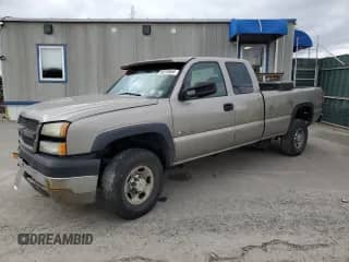 2003 Chevrolet Silverado 2500HD LT with VIN 1GCHK29U43E315728, listed as a Copart auction lot 80349584 with Not provided miles and Salvage title. Bid and sale history available at DreamBid. Image 1.