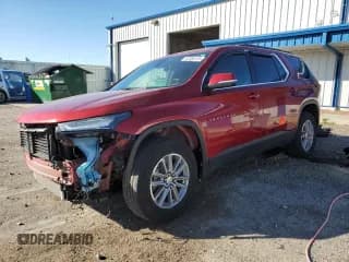 ✅ 2023 Chevrolet Traverse LT Cloth • VIN: 1GNEVGKW5PJ332237 • Lot: 82366415. Wystawiony na Copart z przebiegiem 21 614 mil. Bezpłatny archiwum sprzedaży aukcyjnych z USA i szczegółowy raport historii pojazdu na DreamBid. Zdjęcie 1.