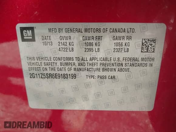 2014 Chevrolet Impala LS Eco с VIN 2G11Z5SR6E9183199, выставлен на аукционе IAAI как лот 43411508 с пробегом 182 535 миль миль и . История ставок и продаж доступна на DreamBid. Изображение 9.