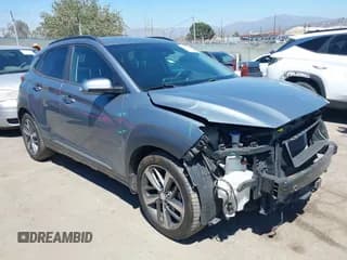 ✅ 2019 Hyundai Kona Ultimate • VIN: KM8K5CA5XKU263979 • Лот: 43039396. Опубликован ранее на IAAI с пробегом 63 035 миль. Бесплатный доступ к архиву аукционных продаж из США и подробный отчёт об истории автомобиля на DreamBid. Изображение 1.