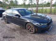 ✅ 2023 BMW 5 Series 540i • VIN: WBA53BJ06PCL22588 • Lot: 43615254. Listed on IAAI with 6,982 mi. Free auction sales archive from the USA and detailed vehicle history report at DreamBid. Image 1.