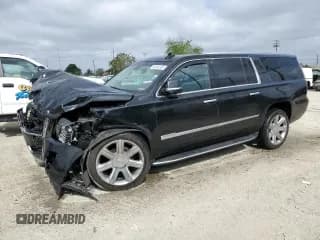 ✅ 2020 Cadillac Escalade ESV Luxury • VIN: 1GYS3HKJ8LR147536 • Lot: 56564525. Listed on Copart with 179,682 mi. Free auction sales archive from the USA and detailed vehicle history report at DreamBid. Image 1.
