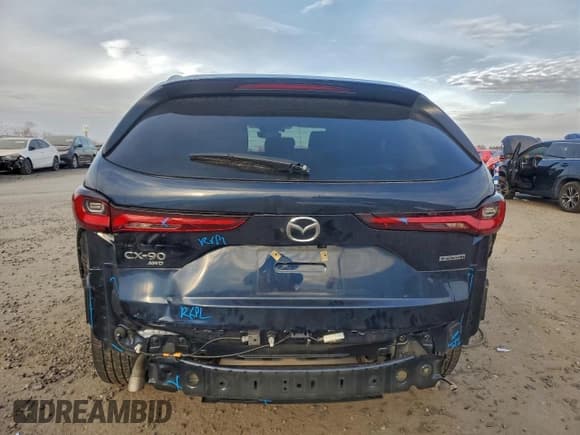 ✅ 2024 Mazda CX-90 Select • VIN: JM3KKAHD5R1187377 • Lot: 93890775. Listed on Copart with 19,457 mi. Free auction sales archive from the USA and detailed vehicle history report at DreamBid. Image 6.