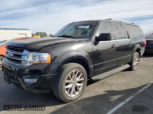 ✅ 2017 Ford Expedition Max Limited • VIN: 1FMJK1KTXHEA62303 • Lot: 42233995. Listed on Copart with 111,368 mi. Free auction sales archive from the USA and detailed vehicle history report at DreamBid. Image 1.