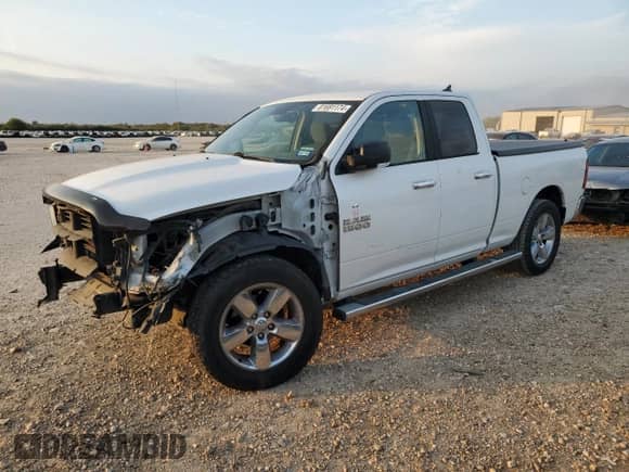 2018 Ram 1500 SLT с VIN 1C6RR7GG9JS247393, выставлен на аукционе Copart как лот 81691174 с пробегом 55 564 миль миль и Списание • Salvage title. История ставок и продаж доступна на DreamBid. Изображение 1.