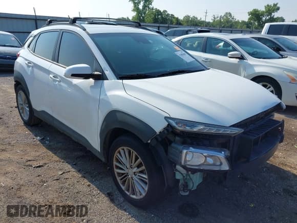 ✅ 2021 Hyundai Kona SEL • VIN: KM8K22AA9MU747774 • Lot: 42882006. Listed on IAAI with 79,336 mi. Free auction sales archive from the USA and detailed vehicle history report at DreamBid. Image 1.