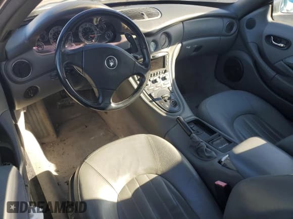 ✅ 2002 Maserati Coupe • VIN: ZAMBC38A420008115 • Lot: 45920775. Listed on Copart with Not provided. Free auction sales archive from the USA and detailed vehicle history report at DreamBid. Image 8.