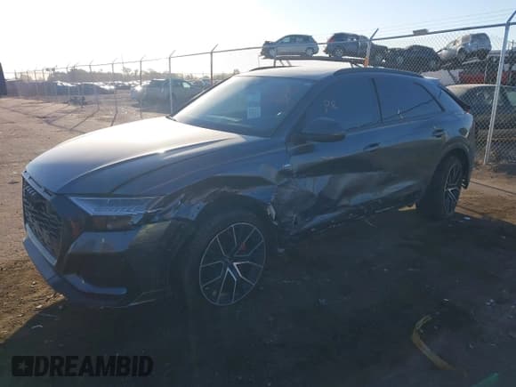 ✅ 2019 Audi Q8 Prestige • VIN: WA1FVBF14KD032737 • Lot: 43400564. Listed on IAAI with 62,928 mi. Free auction sales archive from the USA and detailed vehicle history report at DreamBid. Image 2.