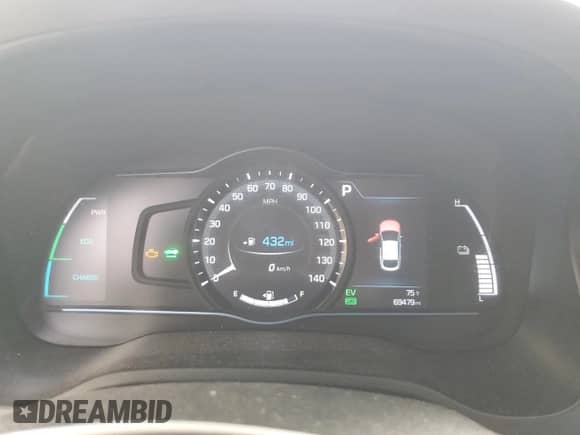 2019 Hyundai Ioniq Limited с VIN KMHC85LC1KU126187, выставлен на аукционе Copart как лот 72765154 с пробегом 69 479 миль миль и Списание • Salvage title. История ставок и продаж доступна на DreamBid. Изображение 9.