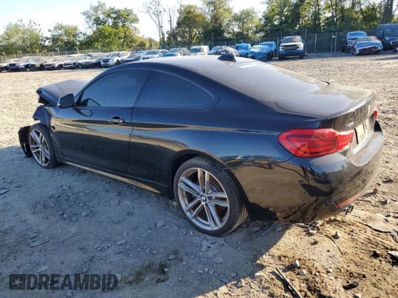 ✅ 2019 BMW 4 Series 430i xDrive • VIN: WBA4W5C53KAE43874 • Lot: 84455265. Listed on Copart with 88,979 mi. Free auction sales archive from the USA and detailed vehicle history report at DreamBid. Image 2.