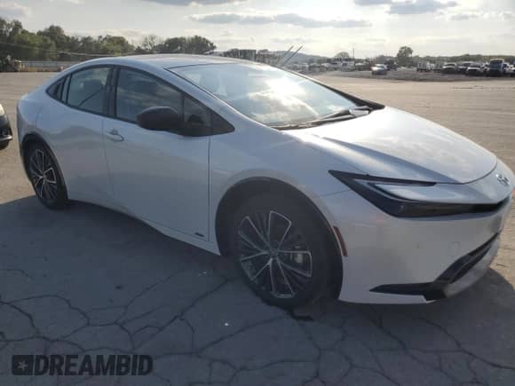 2024 Toyota Prius LE with VIN JTDADABU4R3017412, listed as a Copart auction lot 80199285 with 4,623 mi miles and Salvage title. Bid and sale history available at DreamBid. Image 4.