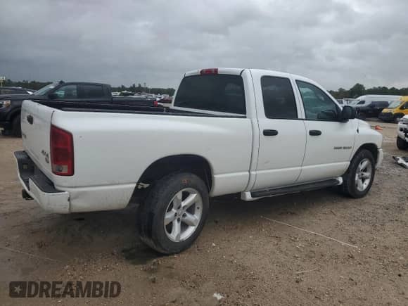 ✅ 2003 Dodge 1500 ST • VIN: 1D7HU18Z63J554955 • Лот: 82993574. Размещён на Copart с пробегом 228 770 миль миль. Получите бесплатный доступ к архиву аукционных продаж из США и посмотрите подробный отчёт об истории автомобиля на DreamBid. Изображение 3.