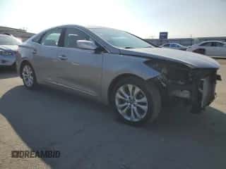2013 Hyundai Azera z VIN KMHFG4JG9DA240717, wystawiony jako Copart lot #46600585 z przebiegiem 76 179 mil mil oraz Szkoda całkowita • Salvage title. Historia ofert i sprzedaży dostępna na DreamBid. Obrazek 4.