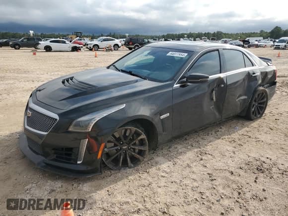 ✅ 2018 Cadillac CTS-V • VIN: 1G6A15S61J0132091 • Lot: 64077954. Listed on Copart with 60,874 mi. Free auction sales archive from the USA and detailed vehicle history report at DreamBid. Image 1.