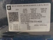 ✅ 2020 Chevrolet Silverado 1500 RST • VIN: 3GCUYEET3LG214622 • Lot: 42061461. Listed on IAAI with Not provided. Free auction sales archive from the USA and detailed vehicle history report at DreamBid. Image 9.