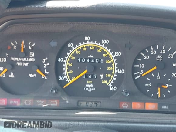 ✅ 1994 Mercedes-Benz E 320 • VIN: WDBEA66E5RC136482 • Лот: 42962861. Опубликован ранее на IAAI с пробегом 104 405 миль. Бесплатный доступ к архиву аукционных продаж из США и подробный отчёт об истории автомобиля на DreamBid. Изображение 7.