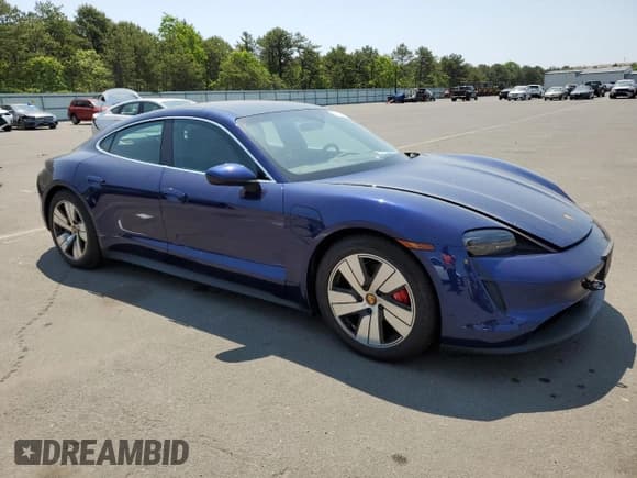 ✅ 2020 Porsche Taycan 4S • VIN: WP0AB2Y17LSA52275 • Лот: 54324343. Опубликован ранее на Copart с пробегом 28 520 миль. Бесплатный доступ к архиву аукционных продаж из США и подробный отчёт об истории автомобиля на DreamBid. Изображение 4.