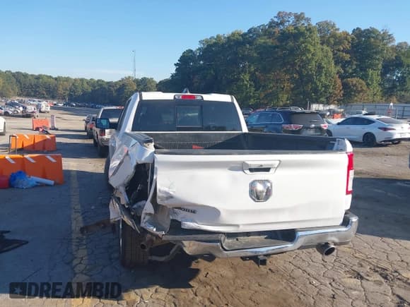 ✅ 2022 Ram 1500 Big Horn • VIN: 1C6RREBT2NN231453 • Lot: 43480006. Listed on IAAI with 77,567 mi. Free auction sales archive from the USA and detailed vehicle history report at DreamBid. Image 3.