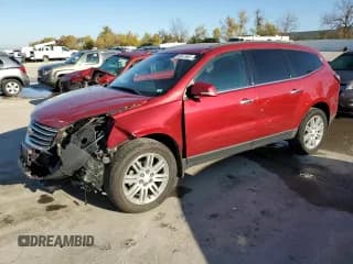 ✅ 2014 Chevrolet Traverse LT • VIN: 1GNKRGKD9EJ106091 • Lot: 90947665. Listed on Copart with 124,237 mi. Free auction sales archive from the USA and detailed vehicle history report at DreamBid. Image 1.