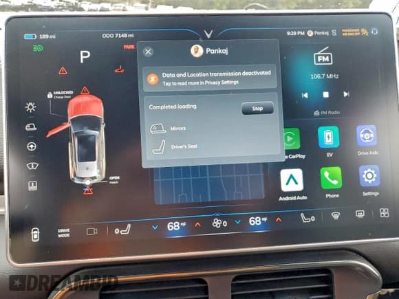 ✅ 2024 VinFast VF 8 Plus • VIN: RLLV1AFAXRH008488 • Lot: 95747735. Wystawiony na Copart z przebiegiem 7 148 mil. Bezpłatny archiwum sprzedaży aukcyjnych z USA i szczegółowy raport historii pojazdu na DreamBid. Zdjęcie 9.