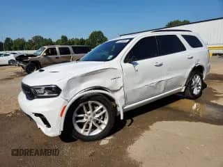 2025 Dodge Durango R/T Plus with VIN 1C4SDJCT4SC523225, listed as a Copart auction lot 80354635 with 215 mi miles and Salvage title. Bid and sale history available at DreamBid. Image 1.