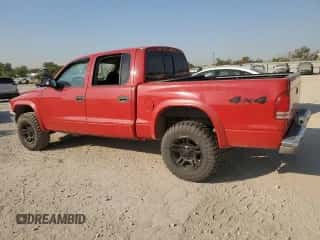 2004 Dodge Dakota SLT z VIN 1D7HG48N04S627240, wystawiony jako Copart lot #75443294 z przebiegiem 151 334 mil mil oraz Szkoda całkowita • Salvage title. Historia ofert i sprzedaży dostępna na DreamBid. Obrazek 2.