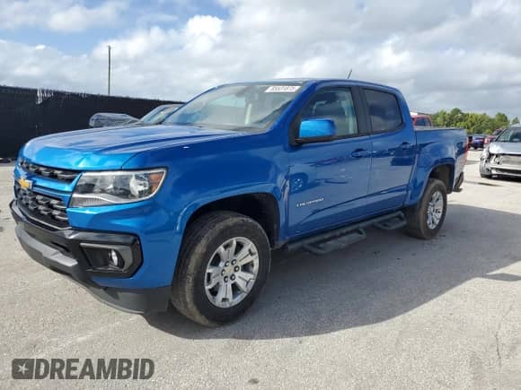 2022 Chevrolet Colorado 2WD LT с VIN 1GCGSCEN2N1106997, выставлен на аукционе Copart как лот 85531875 с пробегом 92 214 миль миль и Списание • Salvage title. История ставок и продаж доступна на DreamBid. Изображение 1.