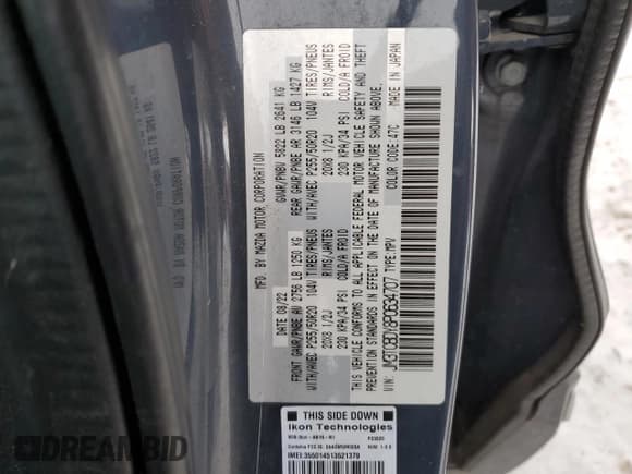 ✅ 2023 Mazda CX-9 Grand Touring • VIN: JM3TCBDY8P0634707 • Lot: 87810595. Listed on Copart with 55,589 mi. Free auction sales archive from the USA and detailed vehicle history report at DreamBid. Image 13.