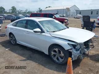 2020 Honda Accord EX-L с VIN 1HGCV1F55LA031297, выставлен на аукционе IAAI как лот 43038318 с пробегом 58 727 миль миль и . История ставок и продаж доступна на DreamBid. Изображение 1.