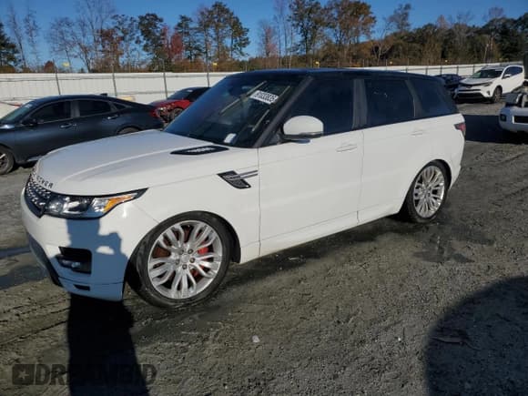 ✅ 2015 Land Rover Range Rover Sport Supercharged • VIN: SALWR2TFXFA539894 • Lot: 91033835. Wystawiony na Copart z przebiegiem 123 294 mil. Bezpłatny archiwum sprzedaży aukcyjnych z USA i szczegółowy raport historii pojazdu na DreamBid. Zdjęcie 1.