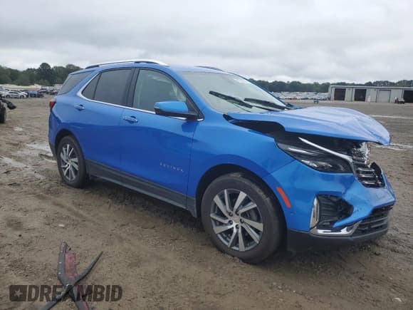 ✅ 2024 Chevrolet Equinox Premier • VIN: 3GNAXNEG4RL173837 • Lot: 81722135. Wystawiony na Copart z przebiegiem 15 478 mil. Bezpłatny archiwum sprzedaży aukcyjnych z USA i szczegółowy raport historii pojazdu na DreamBid. Zdjęcie 4.