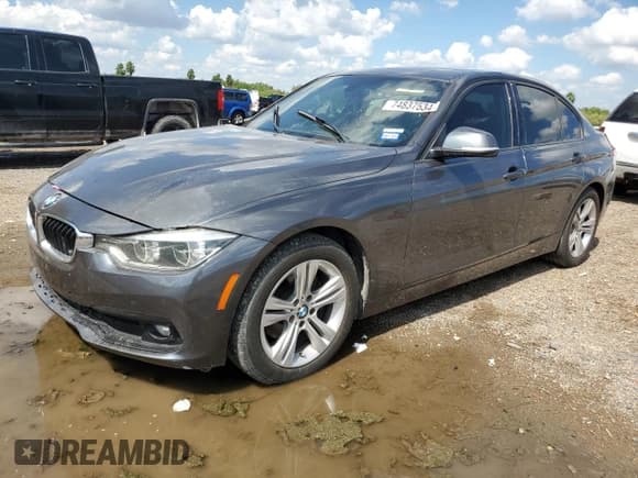 ✅ 2016 BMW 3 Series 328d • VIN: WBA8E5C56GK388582 • Lot: 74837534. Listed on Copart with 185,099 mi. Free auction sales archive from the USA and detailed vehicle history report at DreamBid. Image 1.