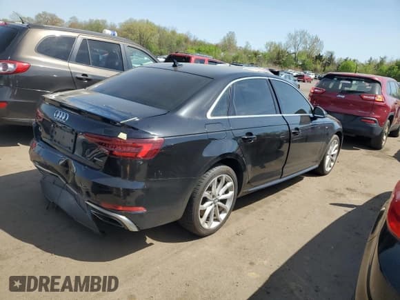 ✅ 2019 Audi A4 Premium • VIN: WAUDNAF41KN020621 • Lot: 54687645. Listed on Copart with 59,552 mi. Free auction sales archive from the USA and detailed vehicle history report at DreamBid. Image 3.