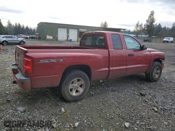 2008 Dodge Dakota Bighorn/Lonestar with VIN 1D7HE32K98S505285, listed as a Copart auction lot 41872345 with 205,654 mi miles and Salvage title. Bid and sale history available at DreamBid. Image 3.