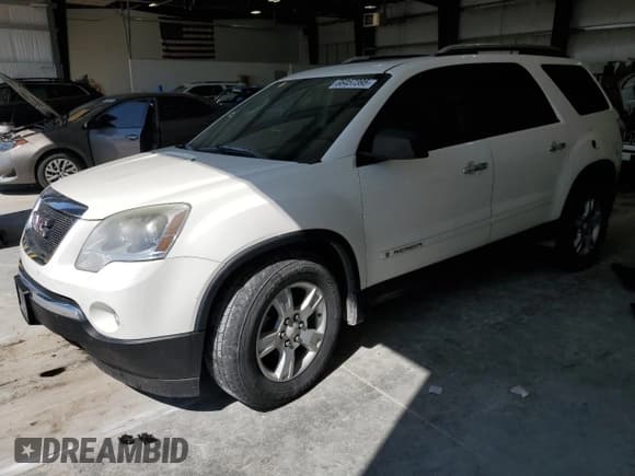 ✅ 2008 GMC Acadia SLE1 • VIN: 1GKER13778J142219 • Lot: 66457395. Listed on Copart with 282,801 mi. Free auction sales archive from the USA and detailed vehicle history report at DreamBid. Image 1.